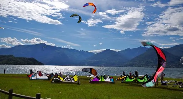 kite spot Lake Como - Colico