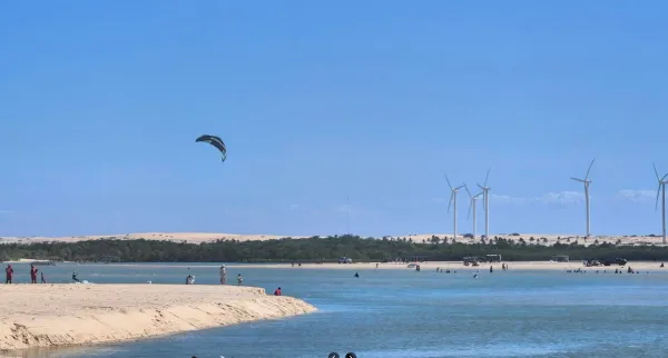 kitesurfing in Barra Nova