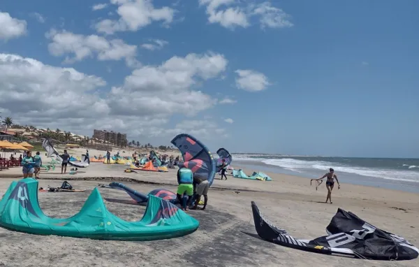 kitesurfing in Lagoinha
