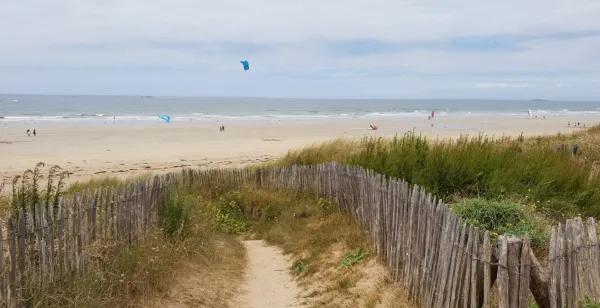 kitesurfing in Quiberon