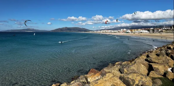 kitesurfing in Balneario Tarifa