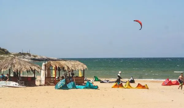kitesurfing in Vieste-San Lorenzo Beach