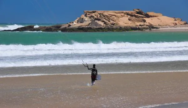 kitesurfing in Dakhla