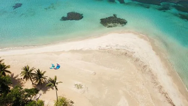 kitesurfing in Las Terrenas Kite Beach