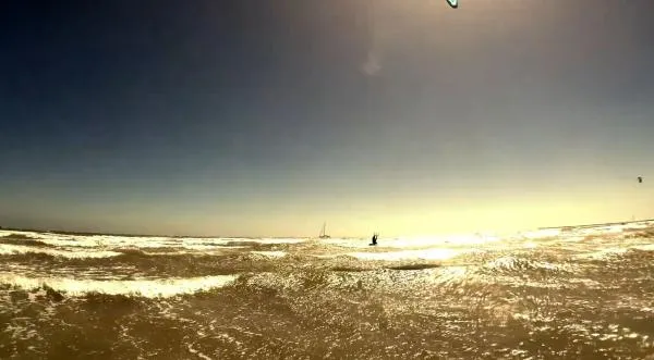 kite spot Largs Beach